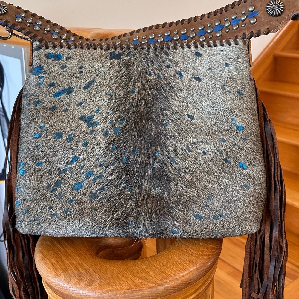 DCL - Designer Custom Leather Tiny Tejas Leather HOH handbag with Boogie strap